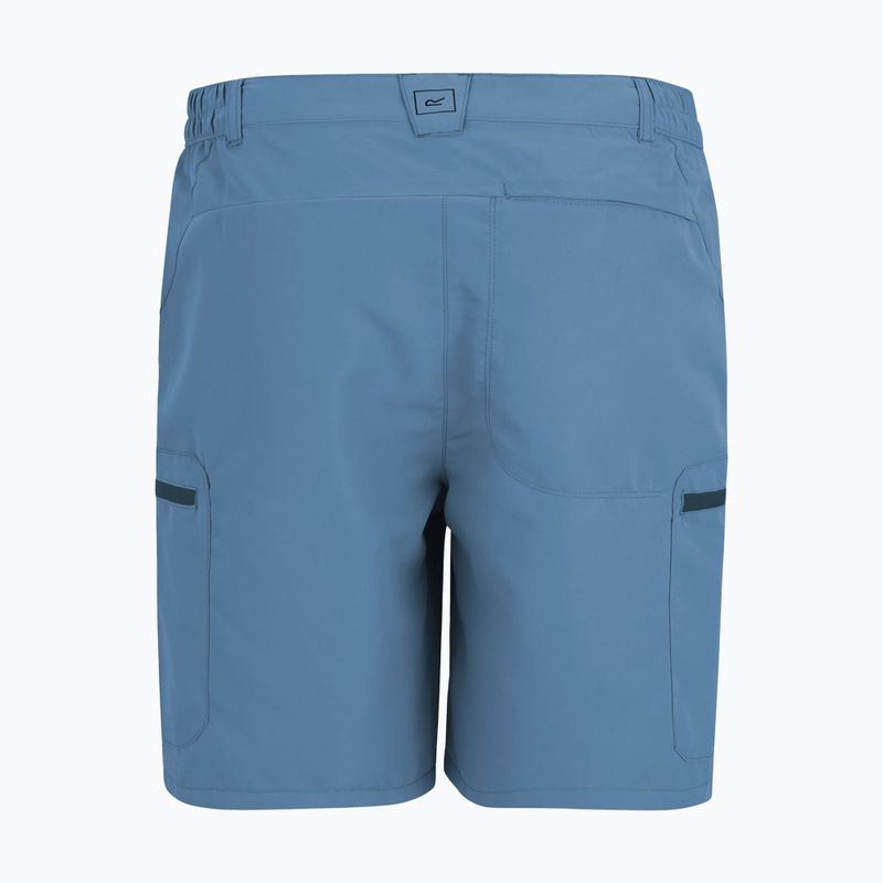 Pantaloncini da trekking da uomo REGATTA Leesville III china blue 6