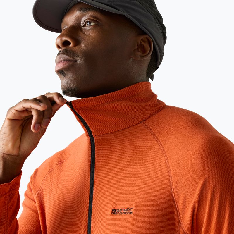Felpa da uomo REGATTA Montes rusty orange 4