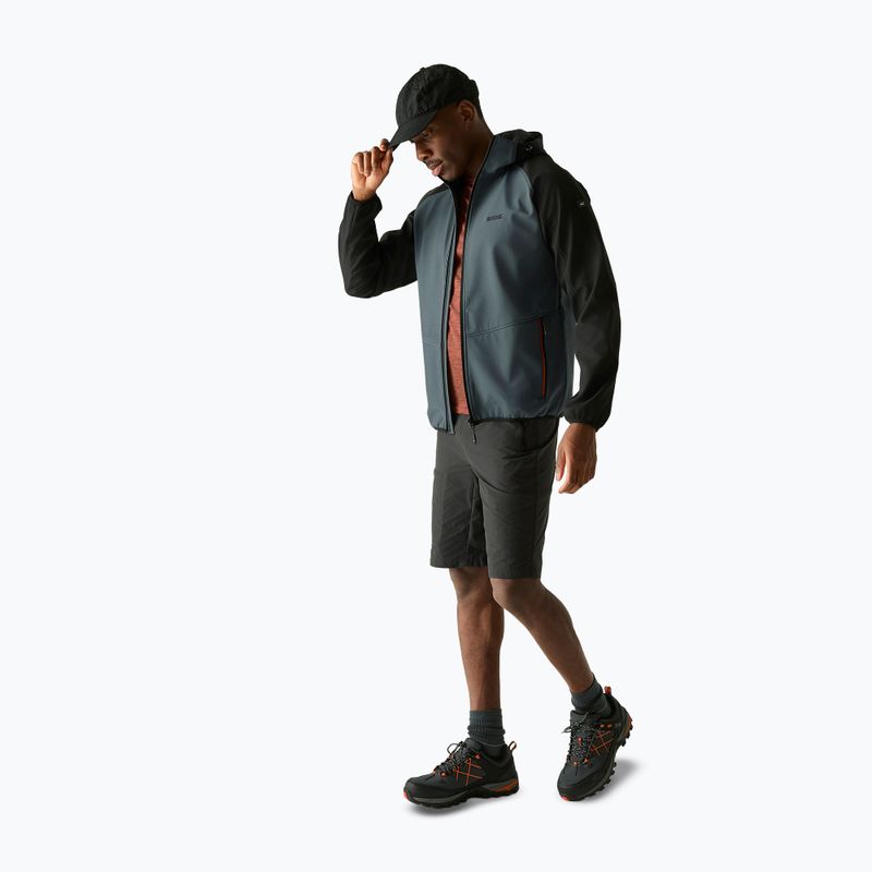 Giacca softshell da uomo REGATTA Arec III dark storm/black 2