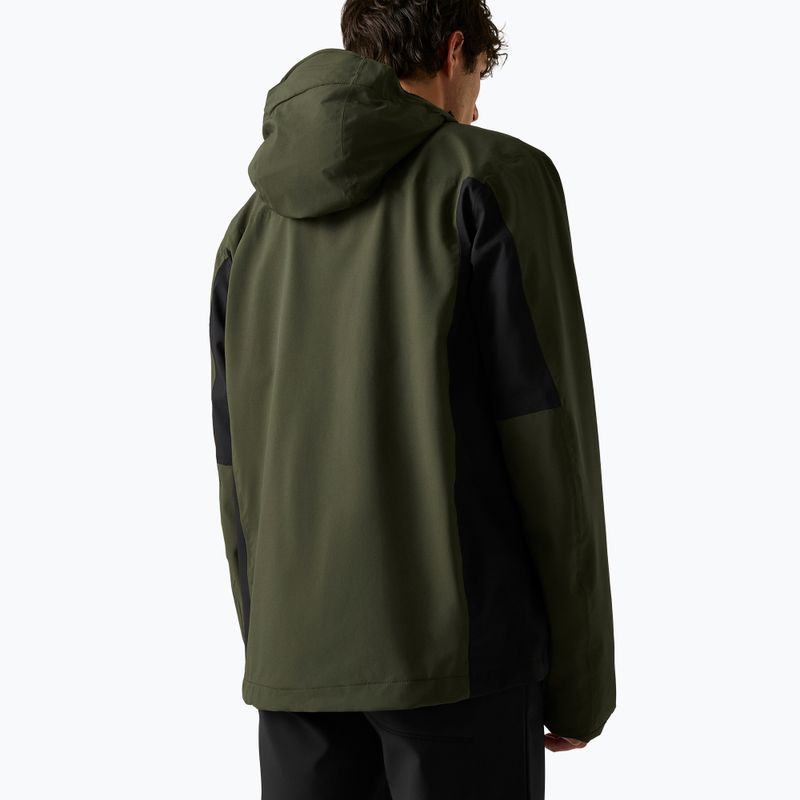 Giacca impermeabile da uomo REGATTA Birchdale II dark khaki/black 4