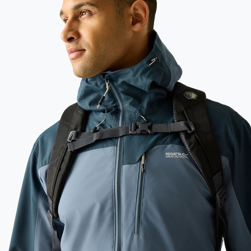Giacca antipioggia da uomo REGATTA Highton Stretch IV chine blue/night sky 4