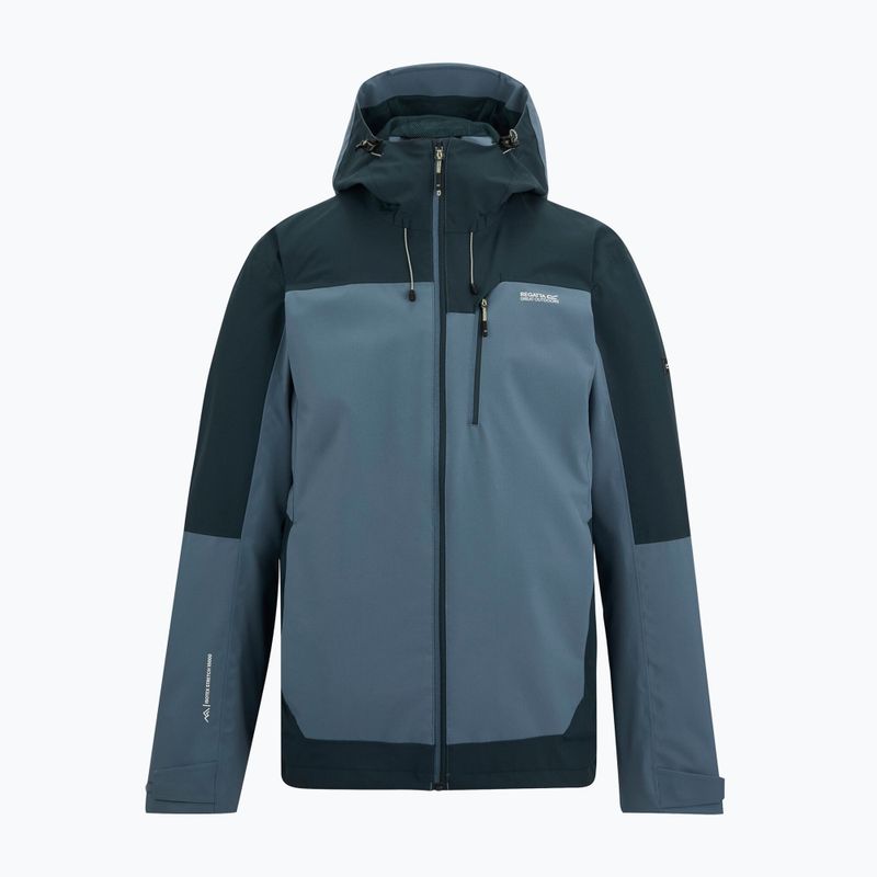 Giacca antipioggia da uomo REGATTA Highton Stretch IV chine blue/night sky 10