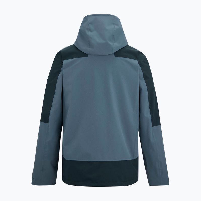 Giacca antipioggia da uomo REGATTA Highton Stretch IV chine blue/night sky 11