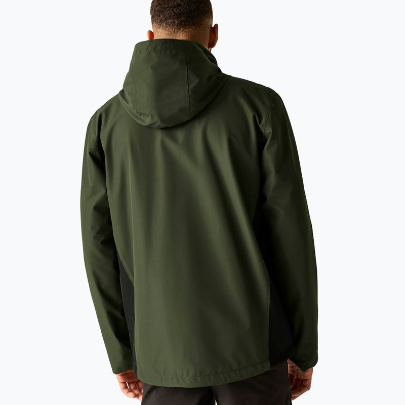 Giacca softshell da uomo REGATTA Matt II dark khaki/black 3