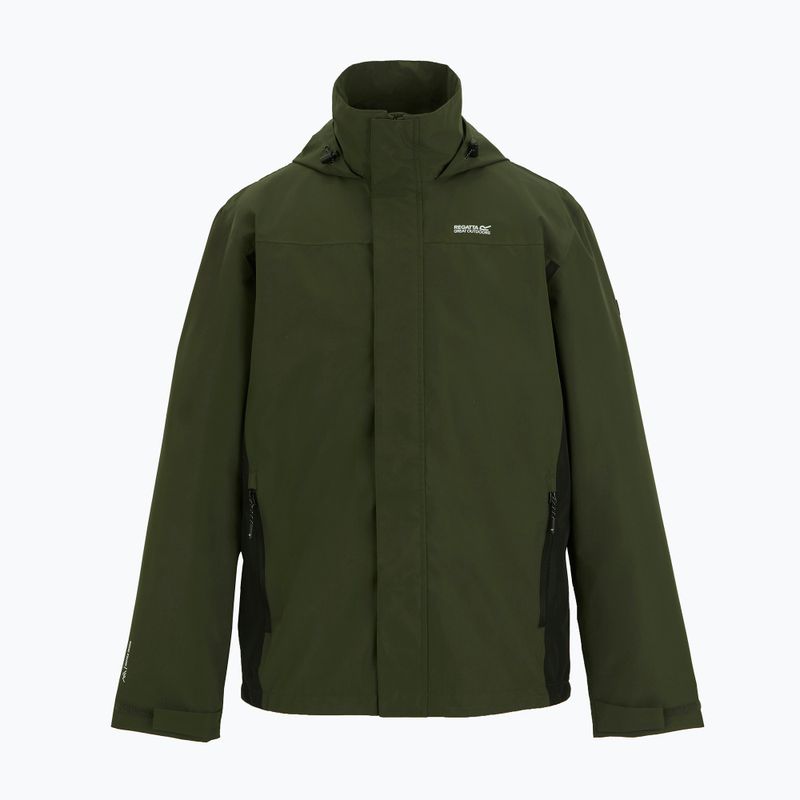 Giacca softshell da uomo REGATTA Matt II dark khaki/black 8