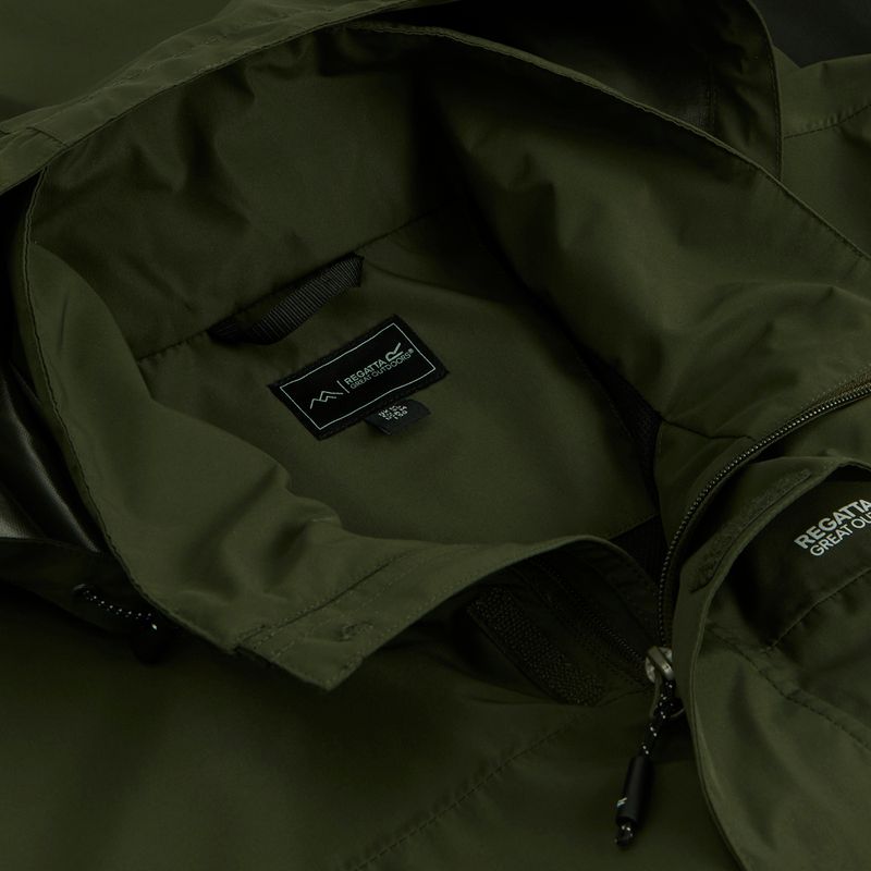 Giacca softshell da uomo REGATTA Matt II dark khaki/black 11