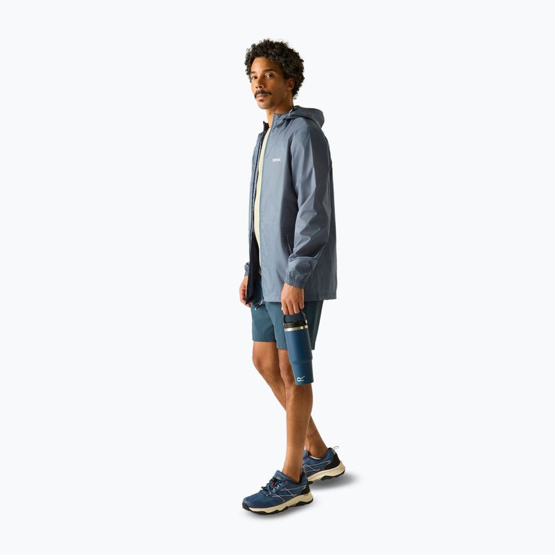 Giacca antipioggia da uomo REGATTA Pack-It III china blue 2
