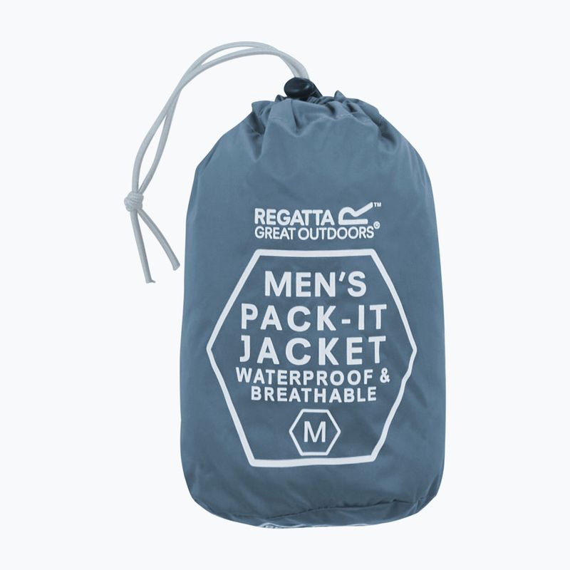 Giacca antipioggia da uomo REGATTA Pack-It III china blue 10