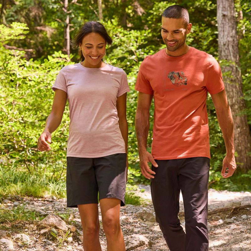 Maglietta da trekking da donna REGATTA Fingal Edition powder lilac 4