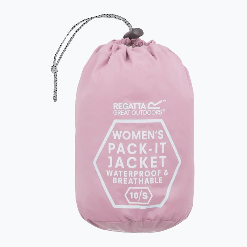 Giacca antipioggia da donna REGATTA Pack-It III powder lilac 10