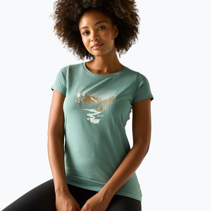 Maglietta da trekking da donna REGATTA Breezed ivy moss 4