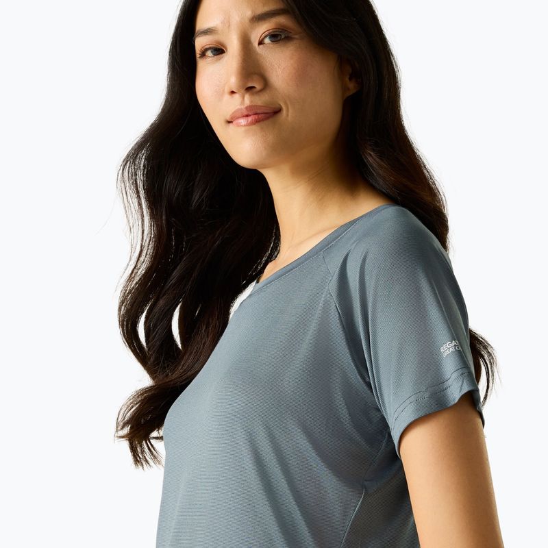 Maglietta da trekking da donna REGATTA Limonite dark storm 4