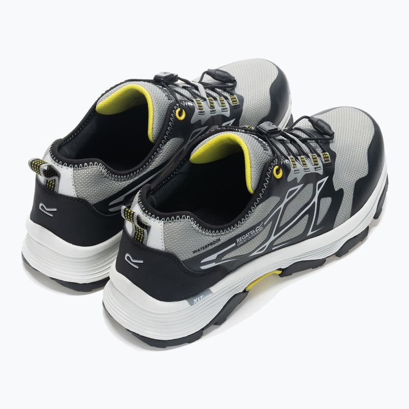 Scarpe da trekking da uomo REGATTA Blaze II grey/black/dark tang 4