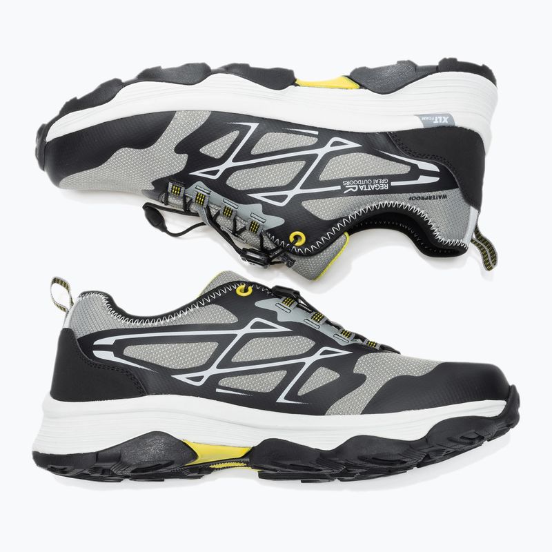 Scarpe da trekking da uomo REGATTA Blaze II grey/black/dark tang 5