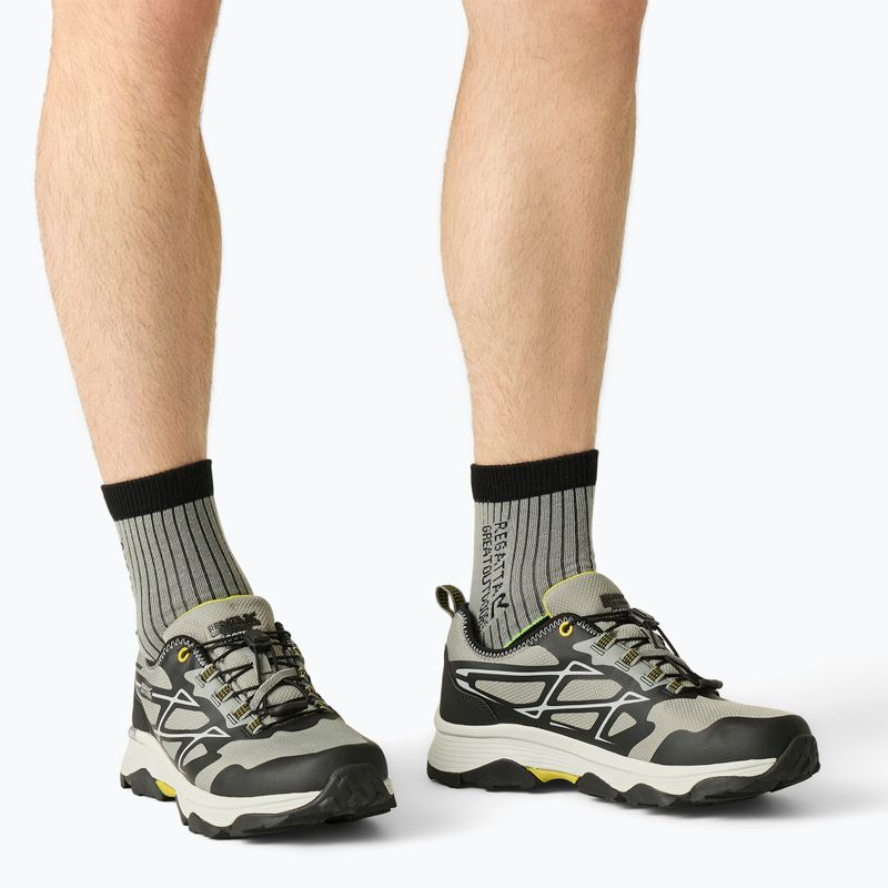 Scarpe da trekking da uomo REGATTA Blaze II grey/black/dark tang 10