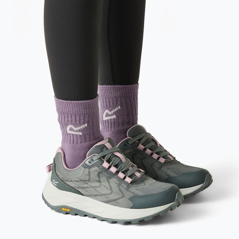 Scarpe da trekking da donna REGATTA Cruize dark storm/powder lilac 10