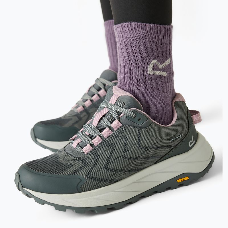 Scarpe da trekking da donna REGATTA Cruize dark storm/powder lilac 12