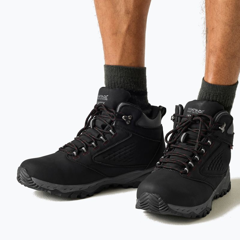 Scarpe da trekking uomo REGATTA Amble Boot Waterproof black/riored 5