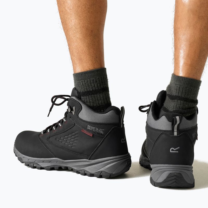 Scarpe da trekking uomo REGATTA Amble Boot Waterproof black/riored 6