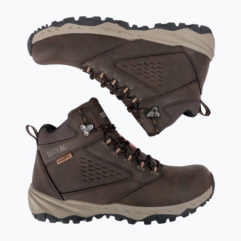 Scarpe da trekking uomo REGATTA Amble Boot Waterproof peat/tan 2