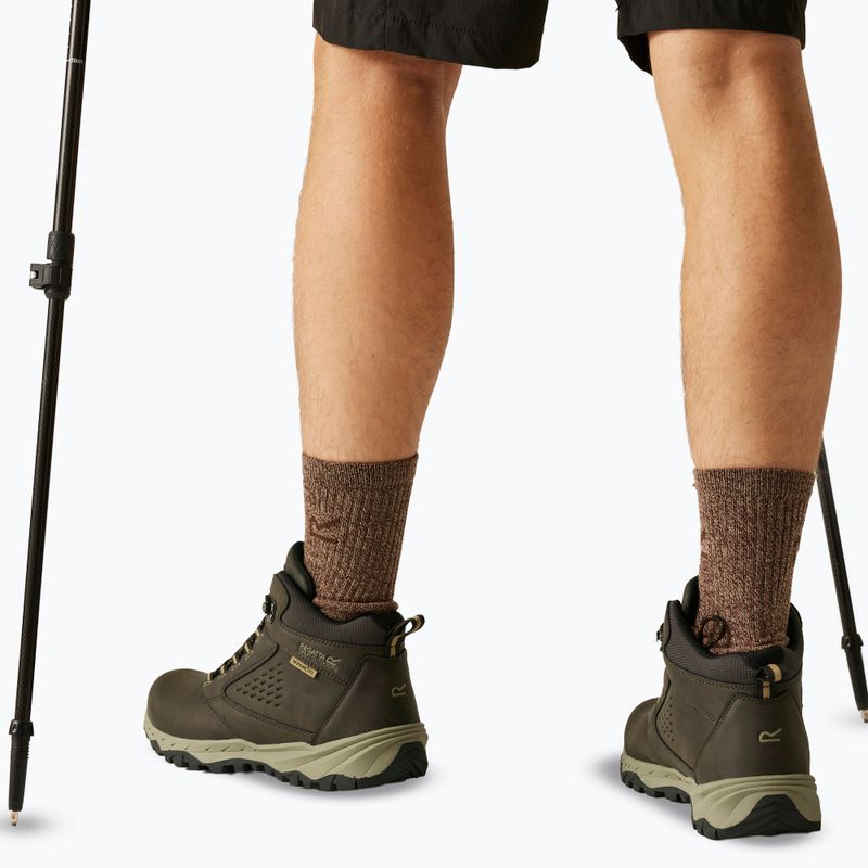 Scarpe da trekking uomo REGATTA Amble Boot Waterproof peat/tan 7