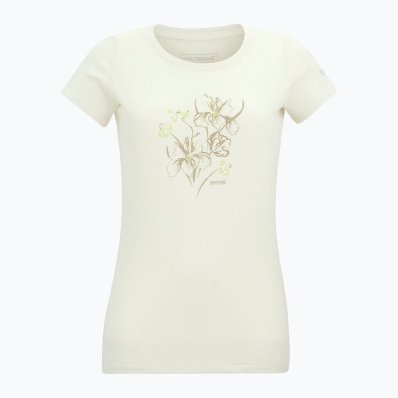 Maglietta da trekking da donna REGATTA Breezed barley white 6