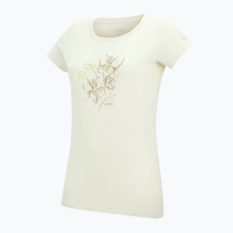 Maglietta da trekking da donna REGATTA Breezed barley white 8