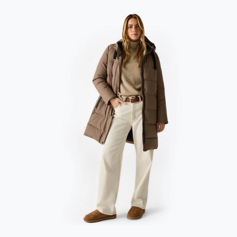 Cappotto imbottito da donna REGATTA Eryn mocha/black 3