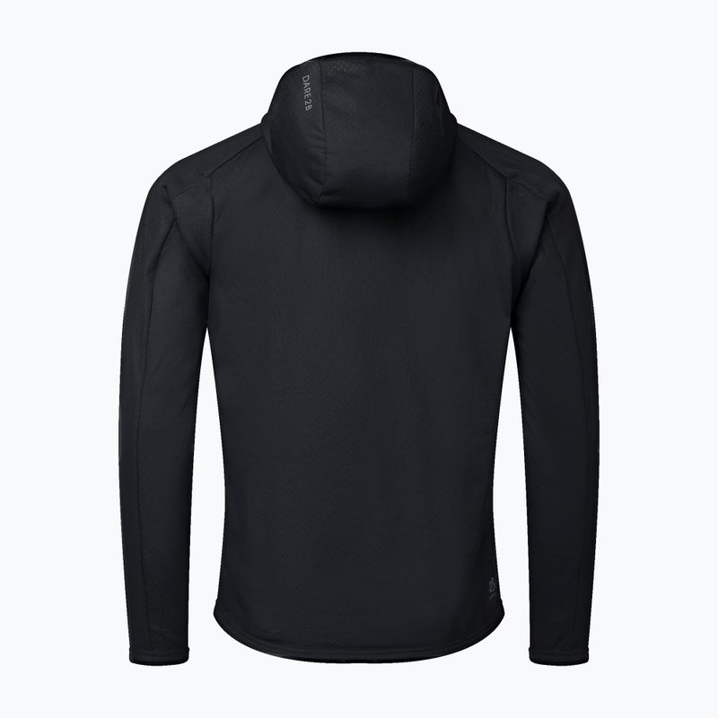 Felpa da uomo Dare 2b Heat Weave Stretch Midlayer black 2