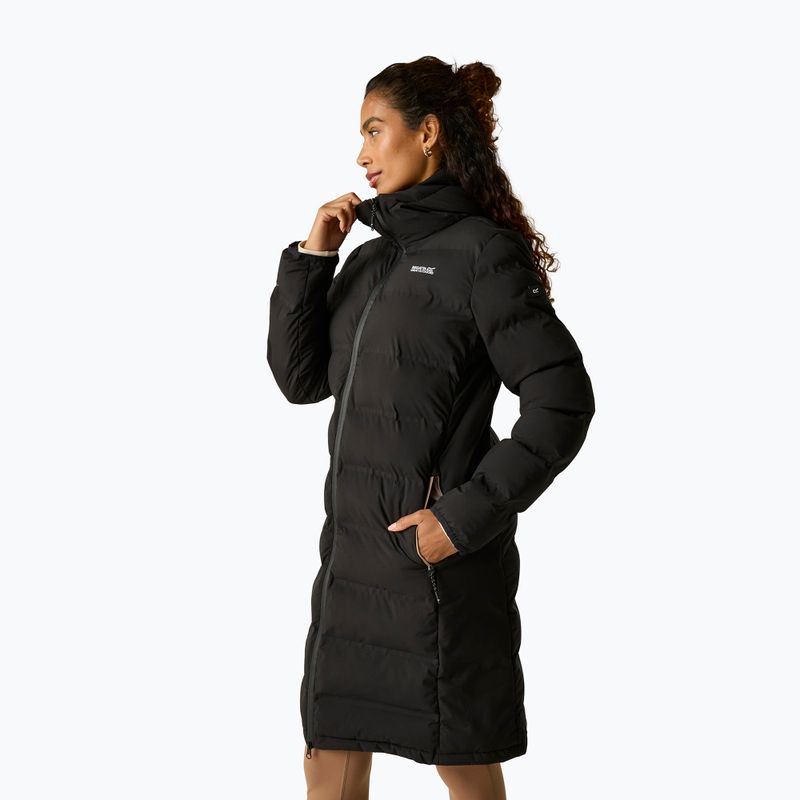 Cappotto imbottito da donna REGATTA Altoro Thermal Long black/mocha 6