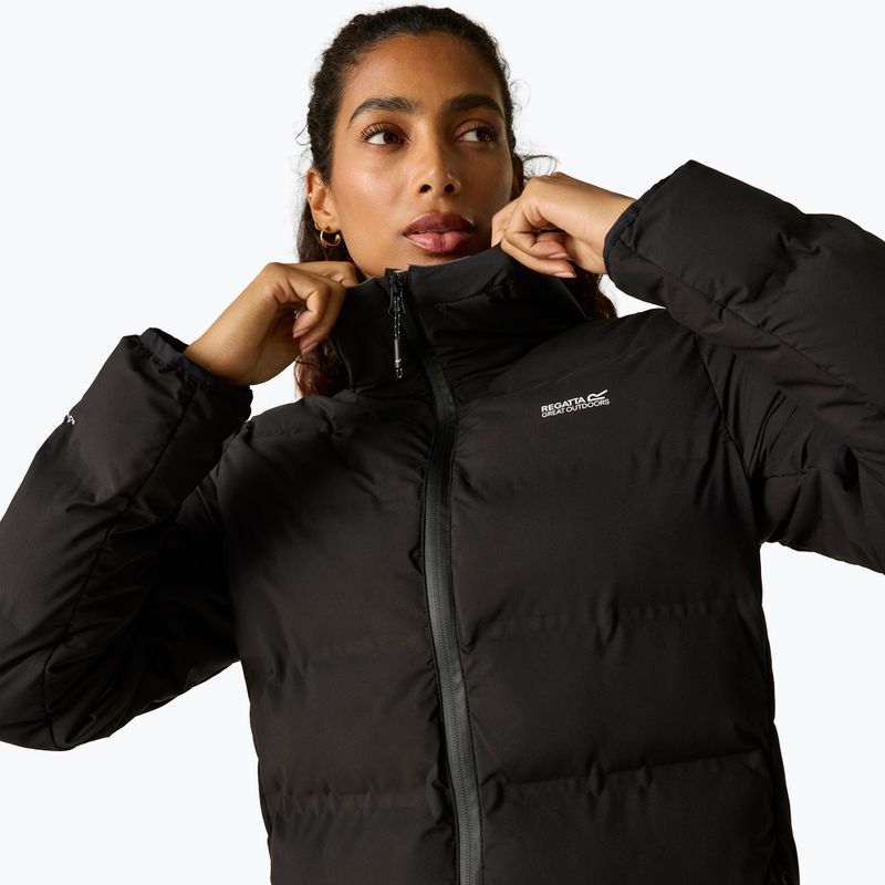 Cappotto imbottito da donna REGATTA Altoro Thermal Long black/mocha 8