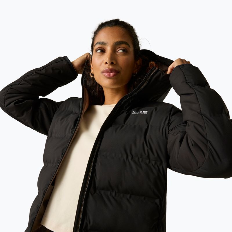 Cappotto imbottito da donna REGATTA Altoro Thermal Long black/mocha 9