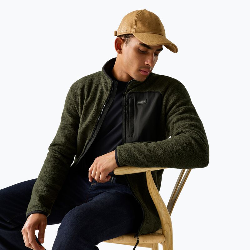 Pile uomo REGATTA Frankie Borg dark khaki/black 5