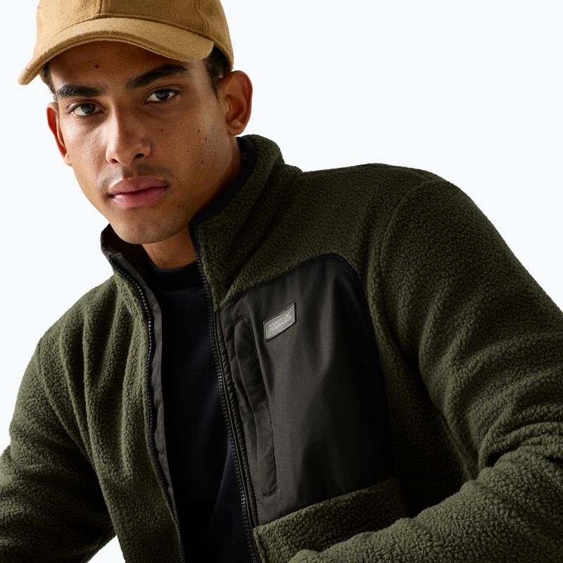 Pile uomo REGATTA Frankie Borg dark khaki/black 6