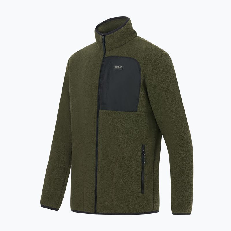 Pile uomo REGATTA Frankie Borg dark khaki/black 9