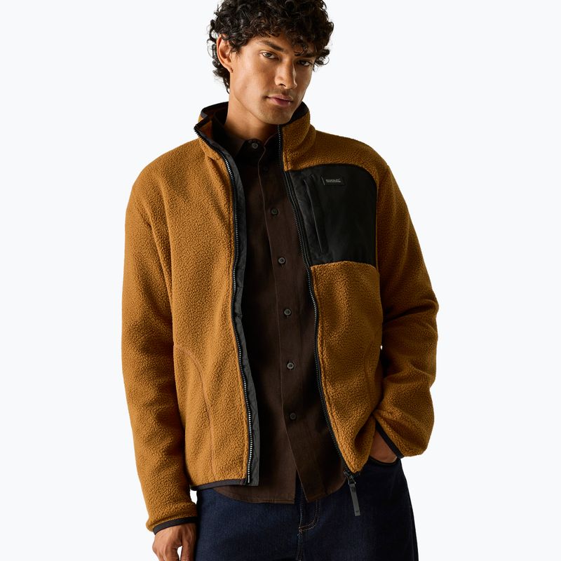 Pile uomo REGATTA Frankie Borg rich tan/black 4