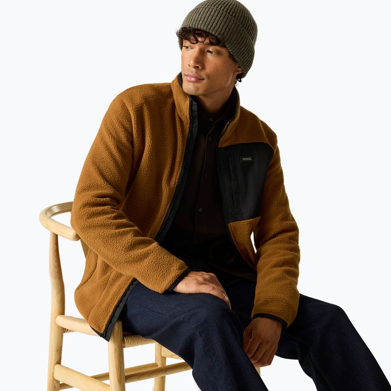 Pile uomo REGATTA Frankie Borg rich tan/black 5