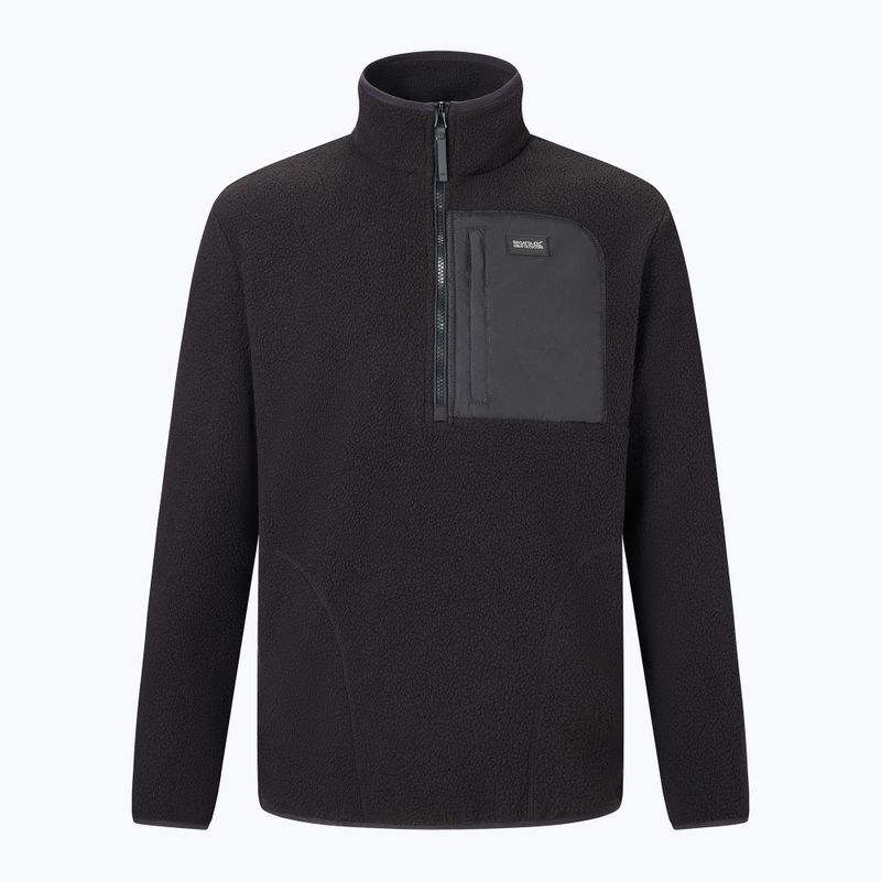 Pile uomo REGATTA Frankie Borg Half Zip black/black 8