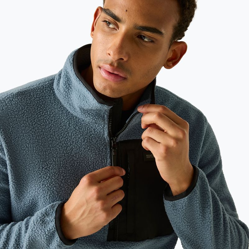 Pile uomo REGATTA Frankie Borg Half Zip grey mirage/black 6