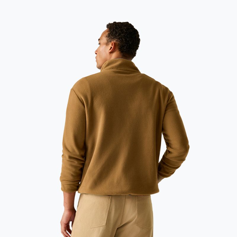 Pile uomo REGATTA Frankie Half Zip rich tan/navy 3
