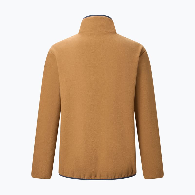Pile uomo REGATTA Frankie Half Zip rich tan/navy 8