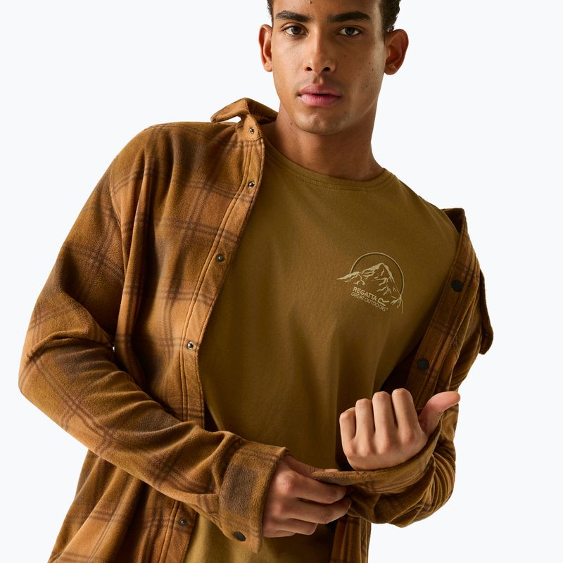 T-shirt da uomo Regatta ClineIX rich tan original outdoor 5