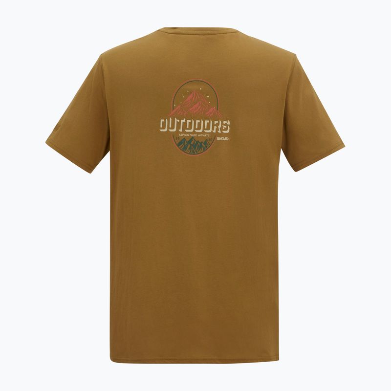 T-shirt da uomo Regatta ClineIX rich tan original outdoor 8