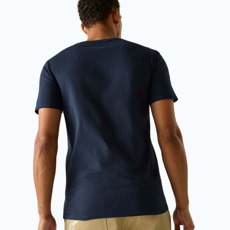 T-shirt da uomo REGATTA ClineIX navy mountain lines 4