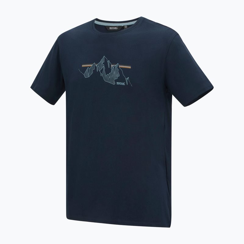 T-shirt da uomo REGATTA ClineIX navy mountain lines 8