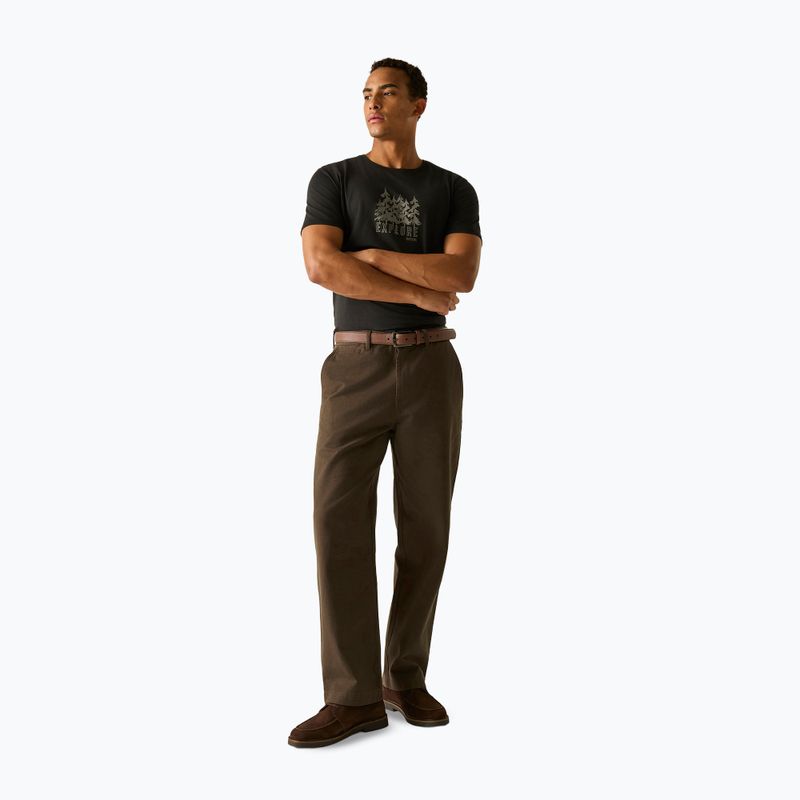 T-shirt da uomo REGATTA ClineIX black explore forest 2