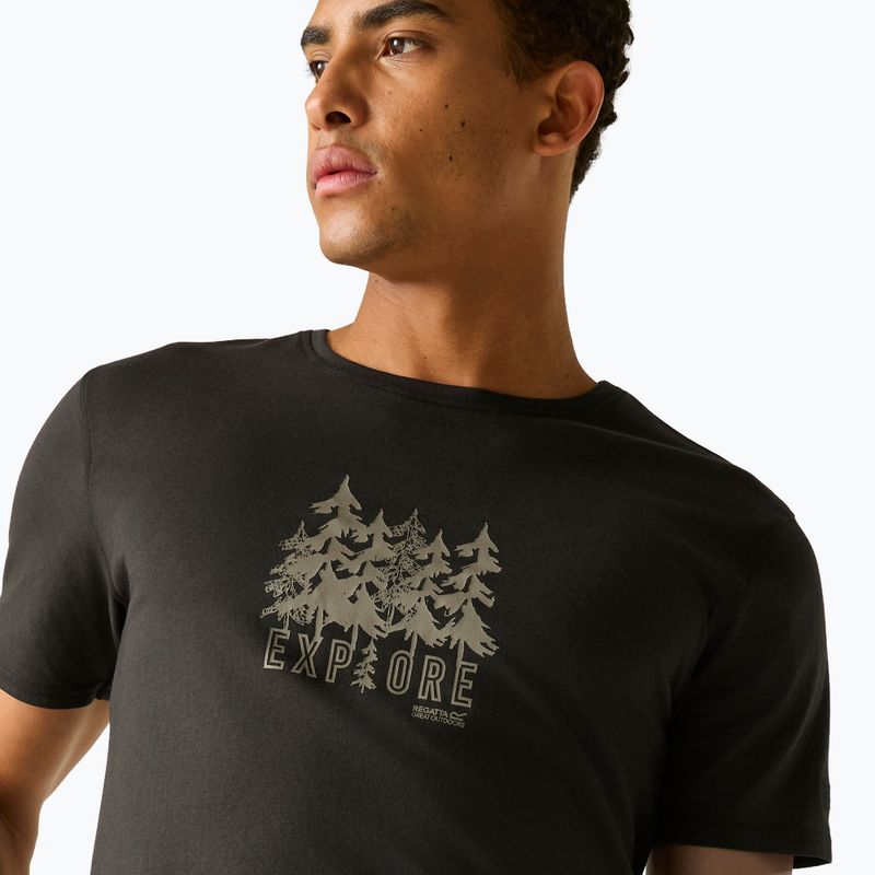 T-shirt da uomo REGATTA ClineIX black explore forest 6