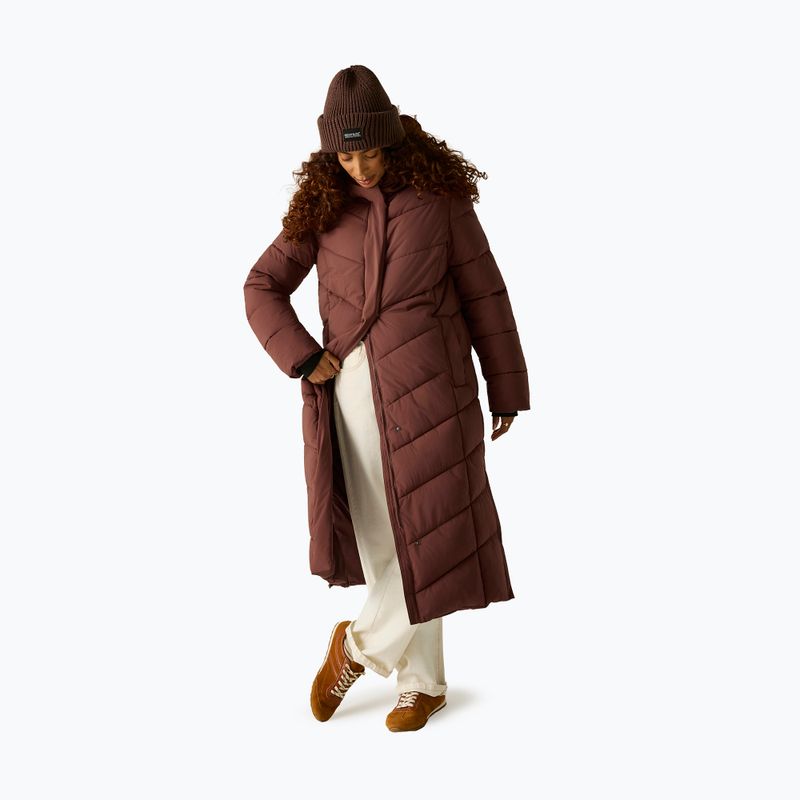 Cappotto imbottito da donna REGATTA Eloria dark cherry 2