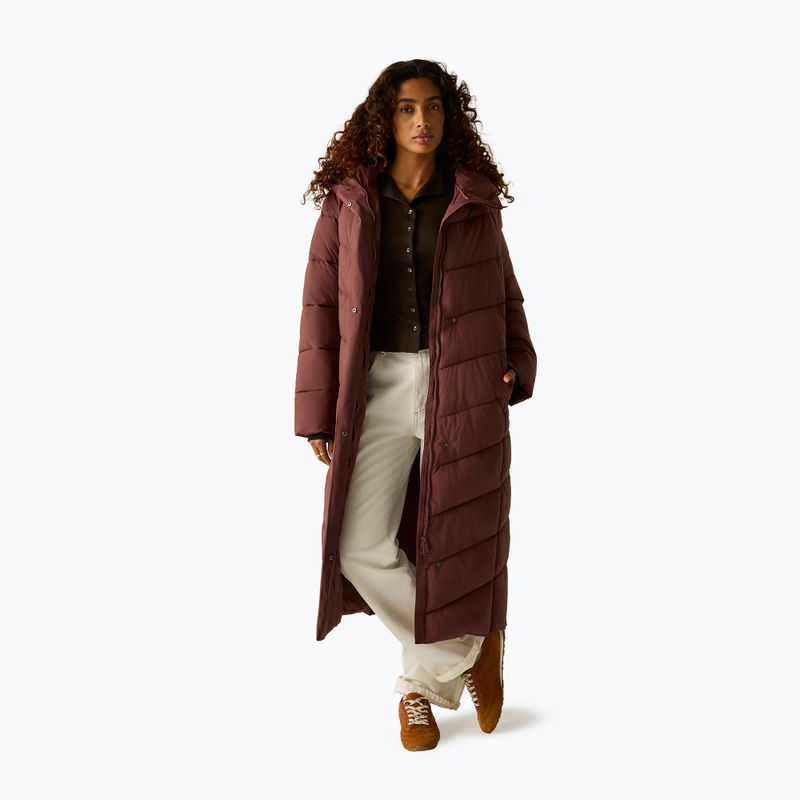 Cappotto imbottito da donna REGATTA Eloria dark cherry 4