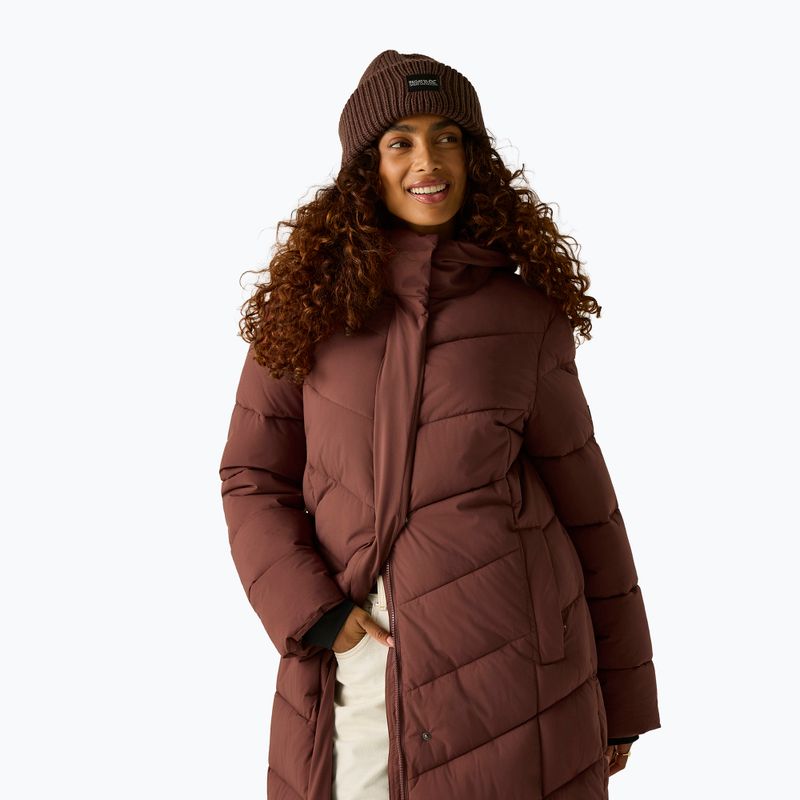 Cappotto imbottito da donna REGATTA Eloria dark cherry 5